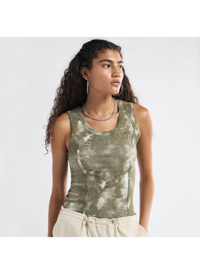 FAV All-Over Print Tank Top with Round Neck  - Image 1