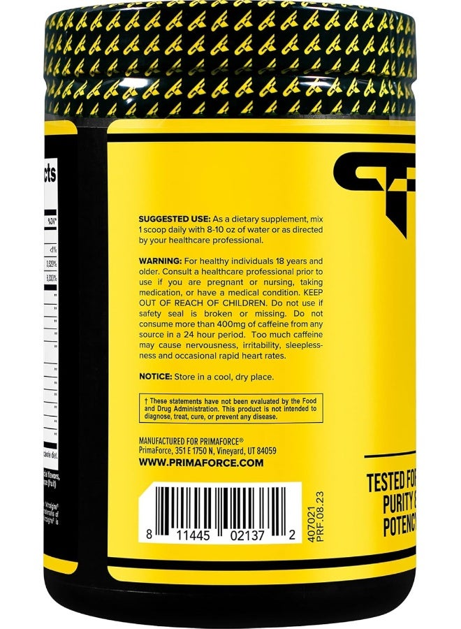 Primaforce Pre-Workout Complex Powder (Grape, 30 Servings) - Fitness Supplement for Workout Routine Enhancement, 438g - Image 3