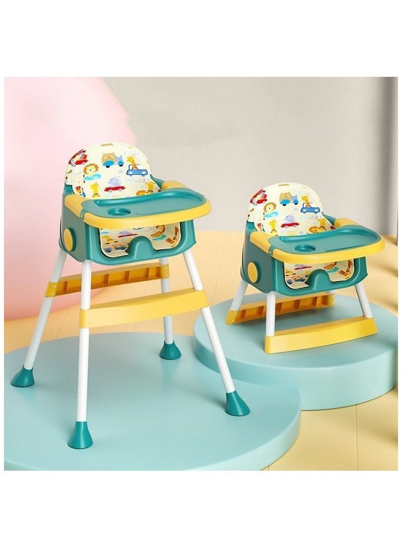 FULL JOY Adjustable Multifunctional Portable Foldable Dining Highchair With Removable Tray,92*66*61  cm  - Image 1