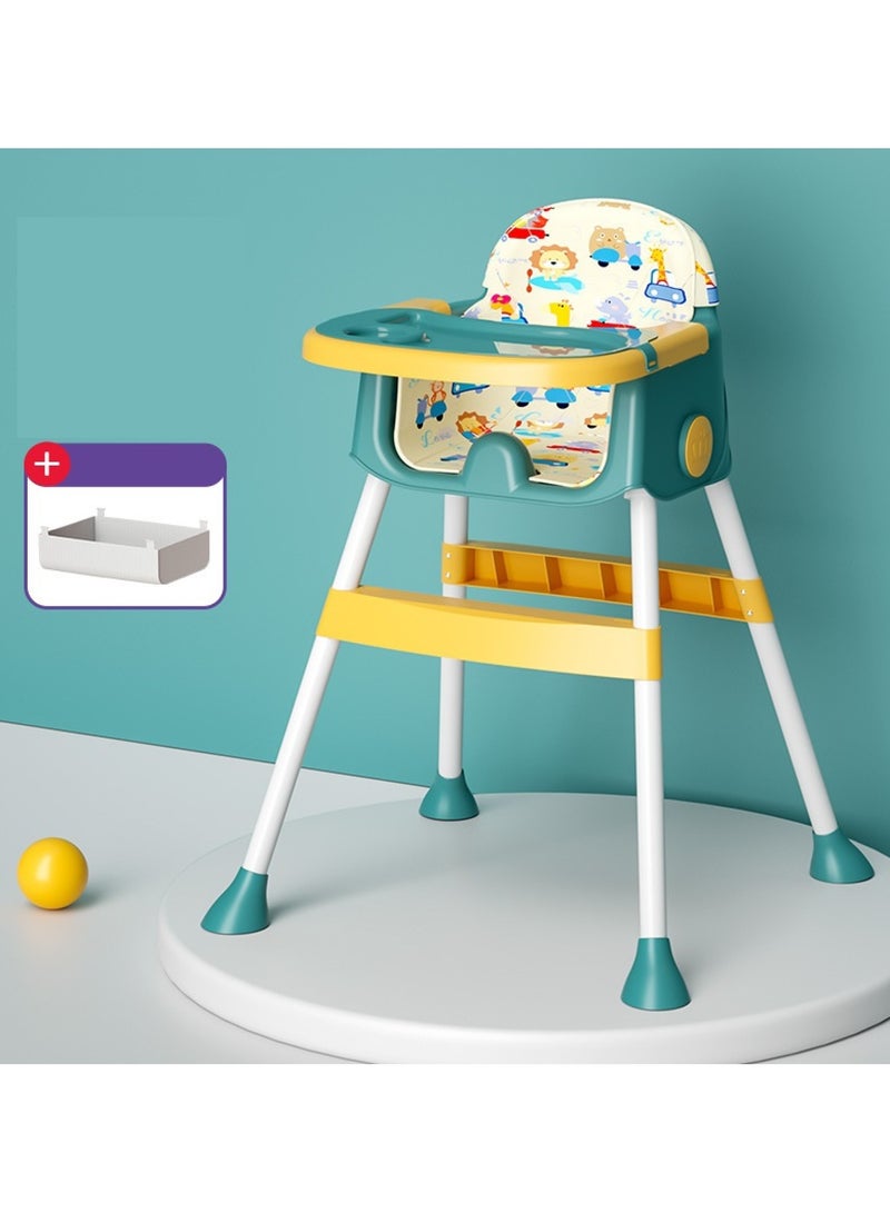 FULL JOY Adjustable Multifunctional Portable Foldable Dining Highchair With Removable Tray,92*66*61  cm  - Image 2