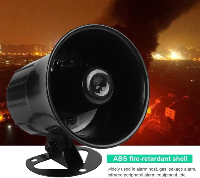 comfrt DC 12V Wired Alarm Loud Horn Siren for Home Security Protection System Indoor/Outdoor Fireproof 115dB - Image 4