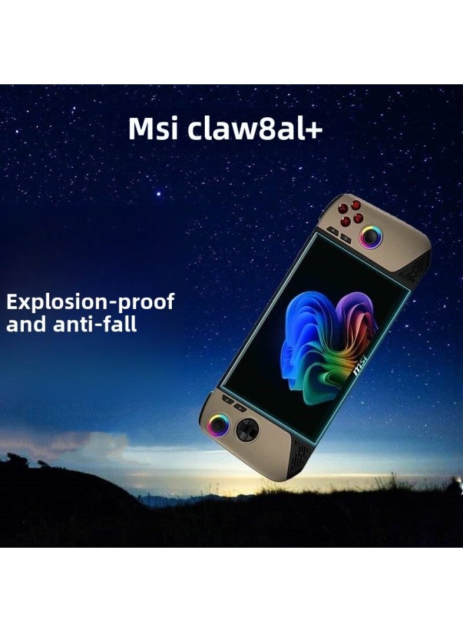 Suitable For Microstar Claw 8 AI Handheld Tempered Film 20248 "Claw8AI Game Machine Screen Film-Colour:Matte Anti-reflective And Anti-fingerprint Soft Film Bare Film  - Image 3