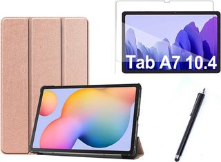 Samsung Galaxy Tab A7 T500 Compatible Smart Cover Tablet Case + Screen Protector + Pen - pzsku/Z7BAF340E051ACFED6584Z/45/_/1740631781/e3796b2a-c937-4241-8a10-0355d6781091