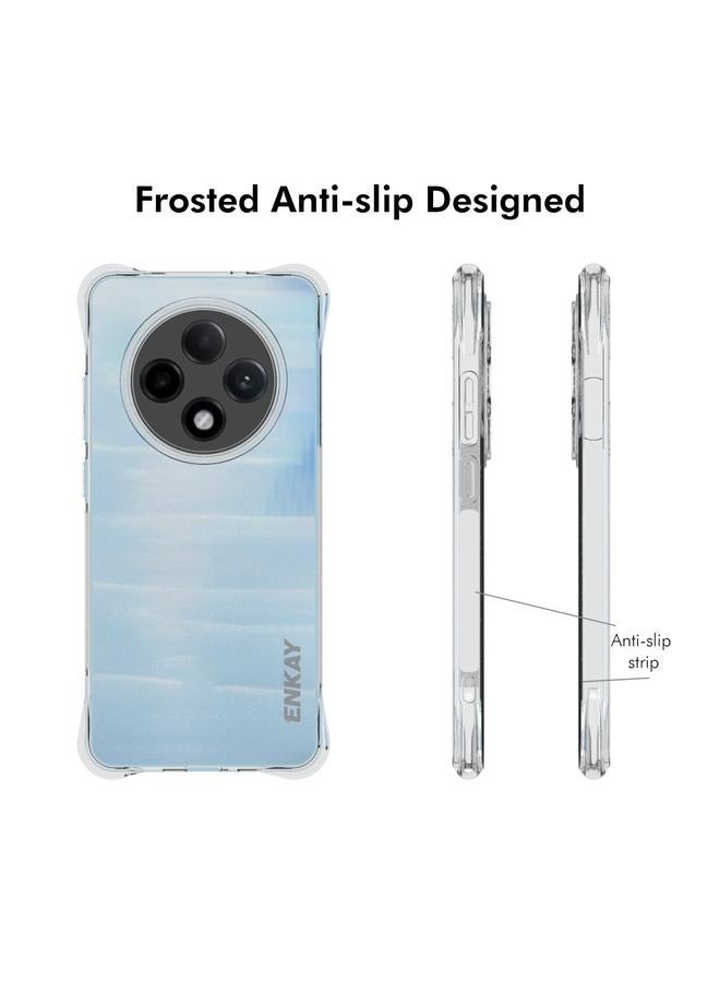 ENKAY Case For OPPO Reno12 F 5G Global Clear TPU Shockproof Anti-slip Phone Case - Image 4