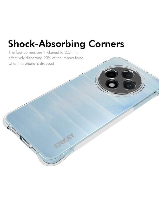 ENKAY Case For OPPO Reno12 F 5G Global Clear TPU Shockproof Anti-slip Phone Case - Image 2