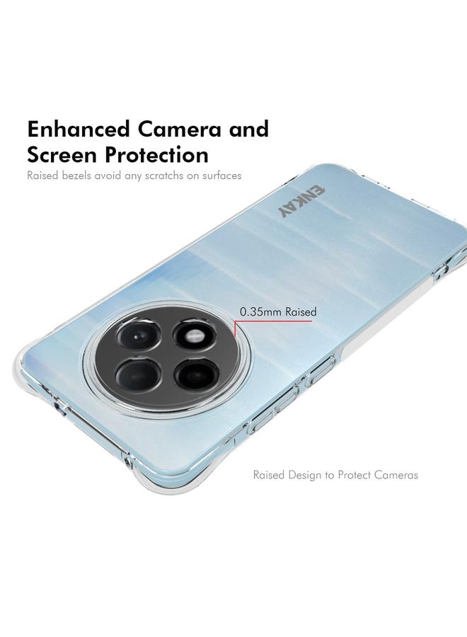 ENKAY Case For OPPO Reno12 F 5G Global Clear TPU Shockproof Anti-slip Phone Case - Image 3