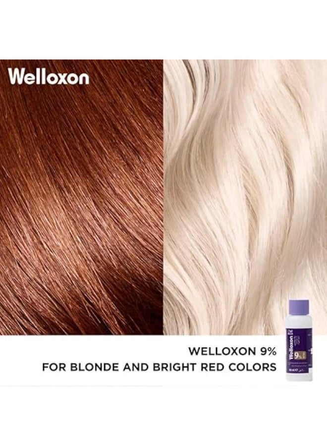 WELLA Welloxon Color 9% 30 Volume Blonde 60ml - Image 4