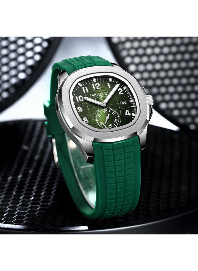 NIBOSI Green Dial & Band Watches For Men Fashion Business Casual Men's Watch Waterproof Chronograph Date Men Wrist Watch Stainless Steel Strap - pzsku/Z7BAF8E052297D3B931E2Z/45/_/1738306717/67aa24d8-e3d8-47a8-bc54-b0eae10e0cd4