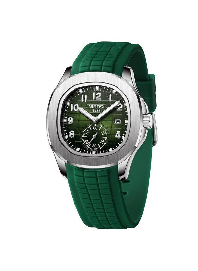 NIBOSI Green Dial & Band Watches For Men Fashion Business Casual Men's Watch Waterproof Chronograph Date Men Wrist Watch Stainless Steel Strap - pzsku/Z7BAF8E052297D3B931E2Z/45/_/1738306959/07c193cc-766e-4abf-8254-27573ebc3545