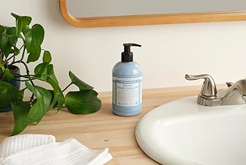 Dr. Bronner's Dr Bronners 4in1 Organic Unscented Baby Sugar Soap Made with Organic Oils Sugar and Shikakai Powder For Hands Body Face Hair Fair Trade Certified Vegan Friendly 335ml Recycled Pump Bottle - Image 4