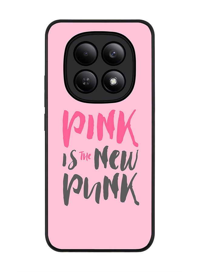 For Xiaomi Redmi Note 15 4G Case,Slim fit Camera Protection, Shockproof Thin Phone cover  - Pink is the new punk