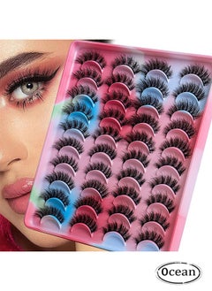 20 Pairs False Eyelashes, Imitation Mink False Eyelashes, Lightweight Natural Volume False Eyelashes Extension, Soft Curly Fake Lashes, Reusable Self Adhesive Lashes Fake Eye Lashes for Daily Wear - pzsku/Z7BAFB9F6B3CF24EC03FBZ/45/_/1720602110/df54efde-1ec9-4944-9202-cb65212331f3