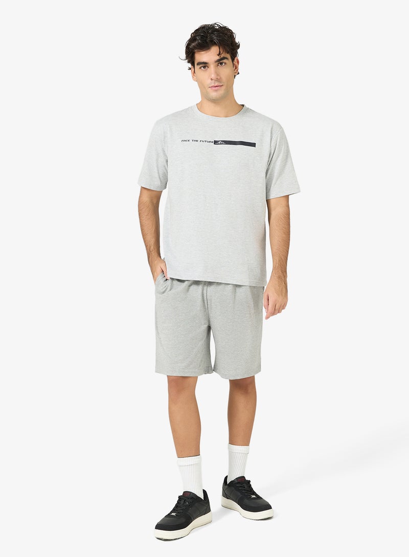 سفنتي فايف بيسيكس طقم تي شيرت وشورت - Image 1