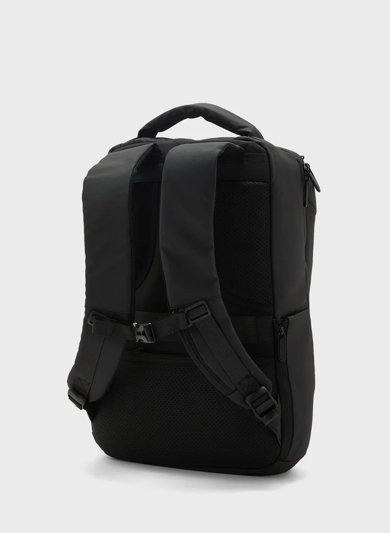 Robert Wood Premium Backpack With Pocket Organiser And Usb Port