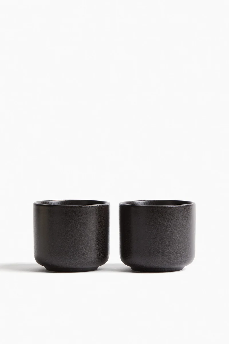 H&M 2-pack reactive-glaze mugs