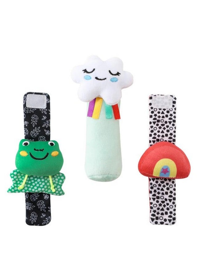 The Peanut Shell The Peanutshell Sock Rattles Set of 5 - Girl Boy Rattle Socks, Baby Toys 0-6-12 Month, Animal Newborn High Contrast Baby, Infant, Newborn Toys 0-3 0-6 Months Old Babies - Montessori - Image 4