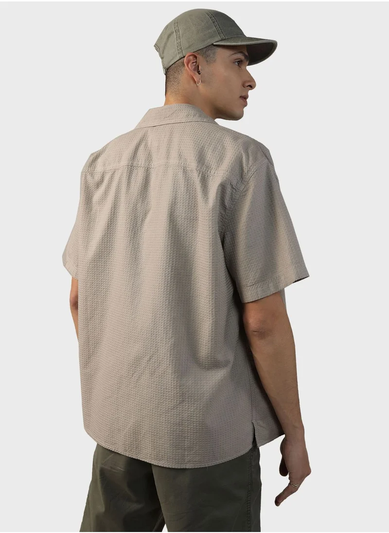 American Eagle Button Down Poolside Shirt