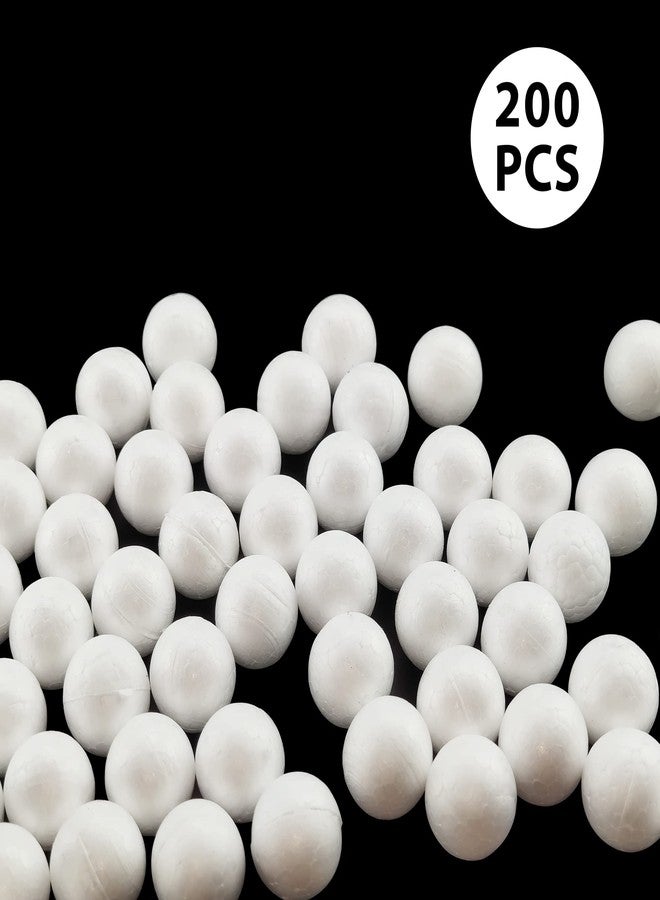 IFAMIO 200 Pack 0.6 Inch Blank Foam Balls for Art Decoration Polystyrene Small Craft Foam Balls for Easter Sphere Foam Ball for School DIY Projects - Image 2