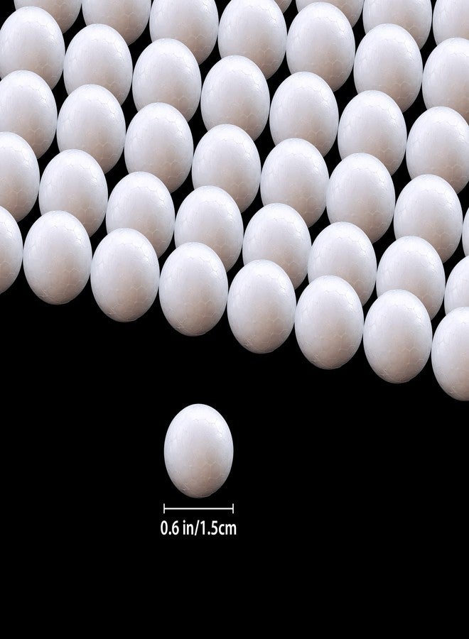 IFAMIO 200 Pack 0.6 Inch Blank Foam Balls for Art Decoration Polystyrene Small Craft Foam Balls for Easter Sphere Foam Ball for School DIY Projects - Image 3