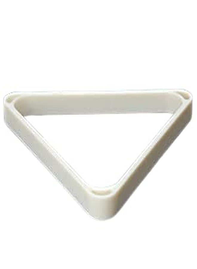 JBB Snooker and Pool Table Heavy Plastic Indian Triangle Frame in White Color - Image 4
