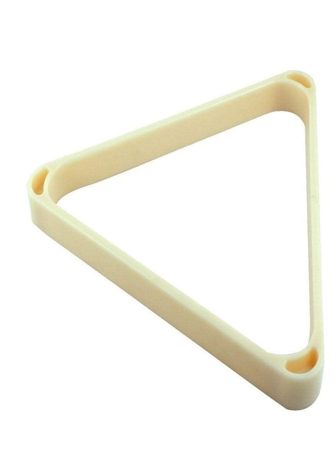 JBB Snooker and Pool Table Heavy Plastic Indian Triangle Frame in White Color - Image 1