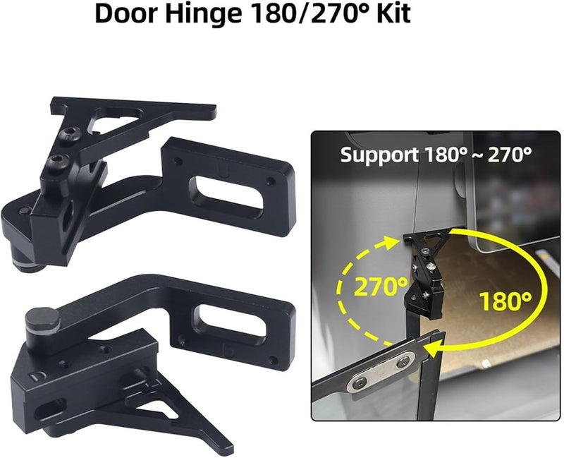 Heavy Duty Door Hinge 3D Printer Joint Displaying 180/270 Degree 3D Printer for P2S Accessories High Strength Joint - Image 2