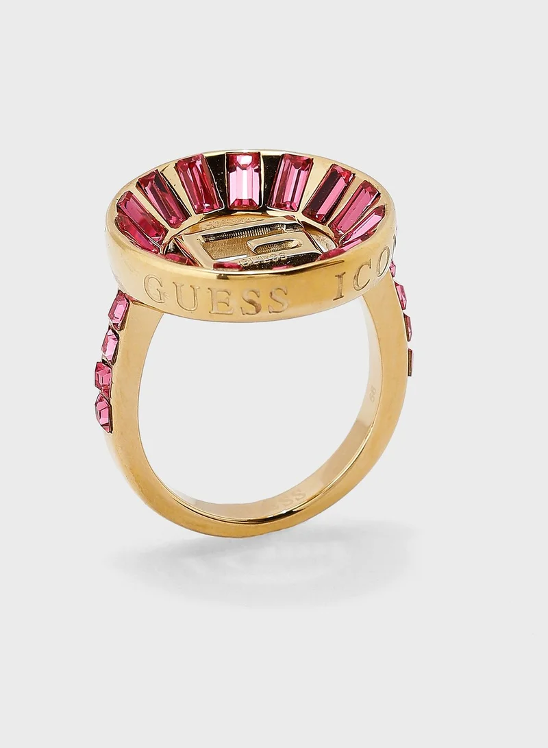 GUESS Baguette Ring