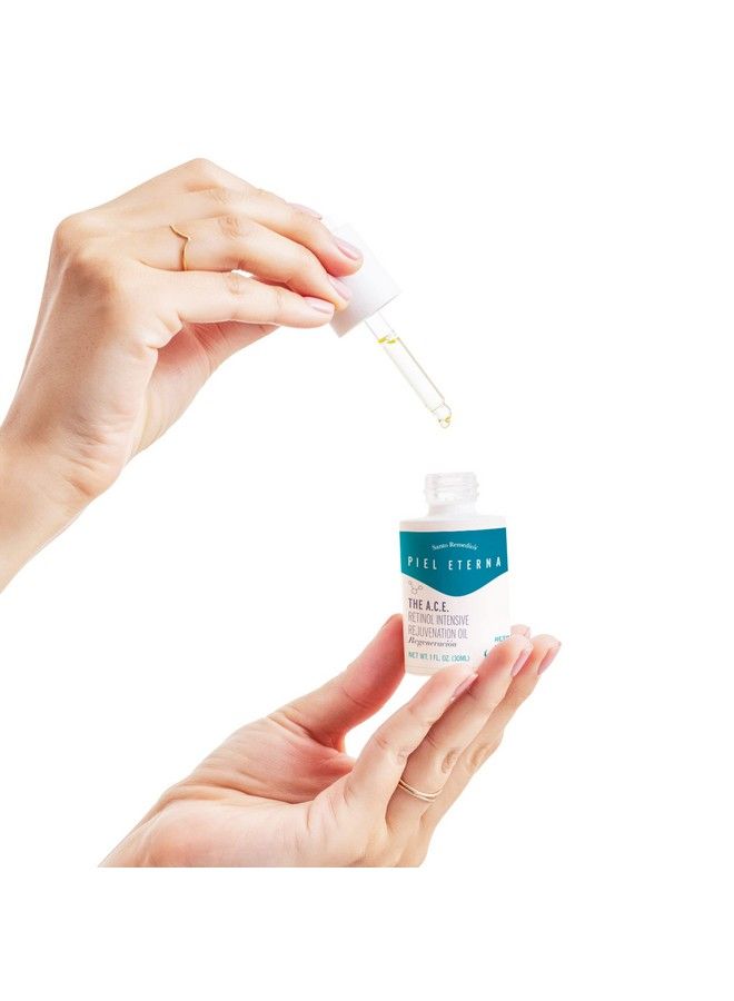 Santo Remedio Piel Eterna A.C.E. Retinol Intensive Rejuvenation Oil 1 Fl Oz With Retinol Oil 2.5% Vitamins C & E And Squalane - Image 3