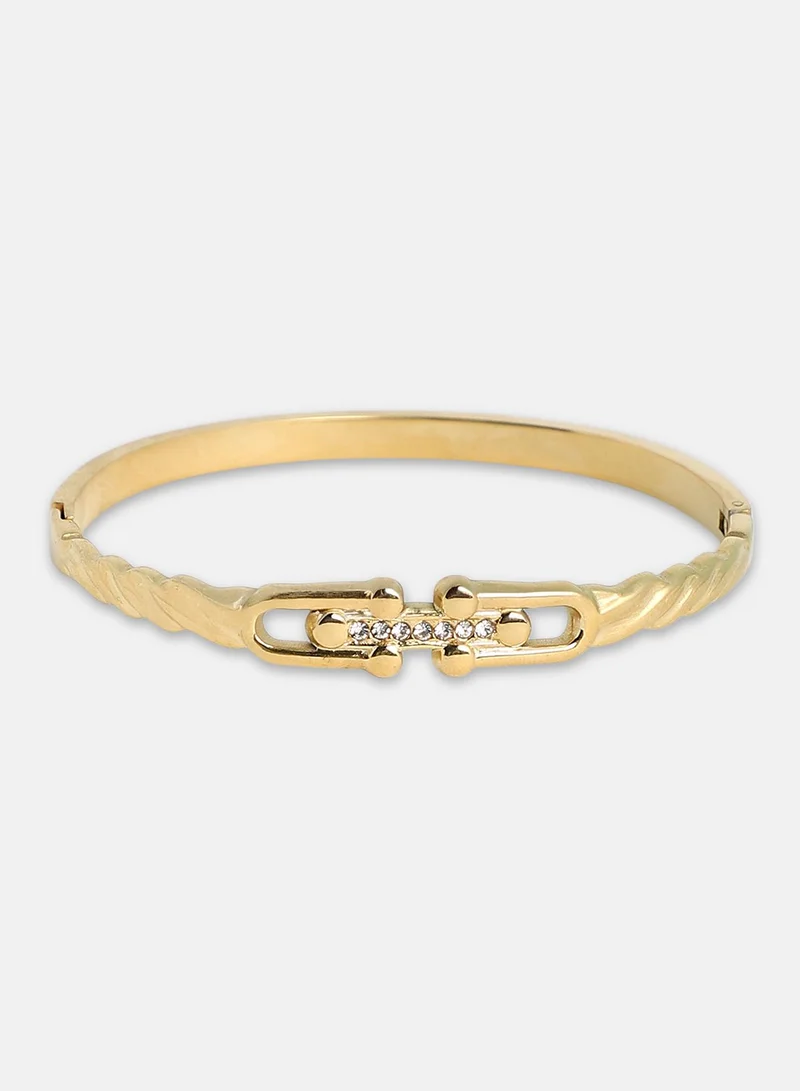 SOHI Bijou-Hinge Bangle Artificial Bracelet Jewellery