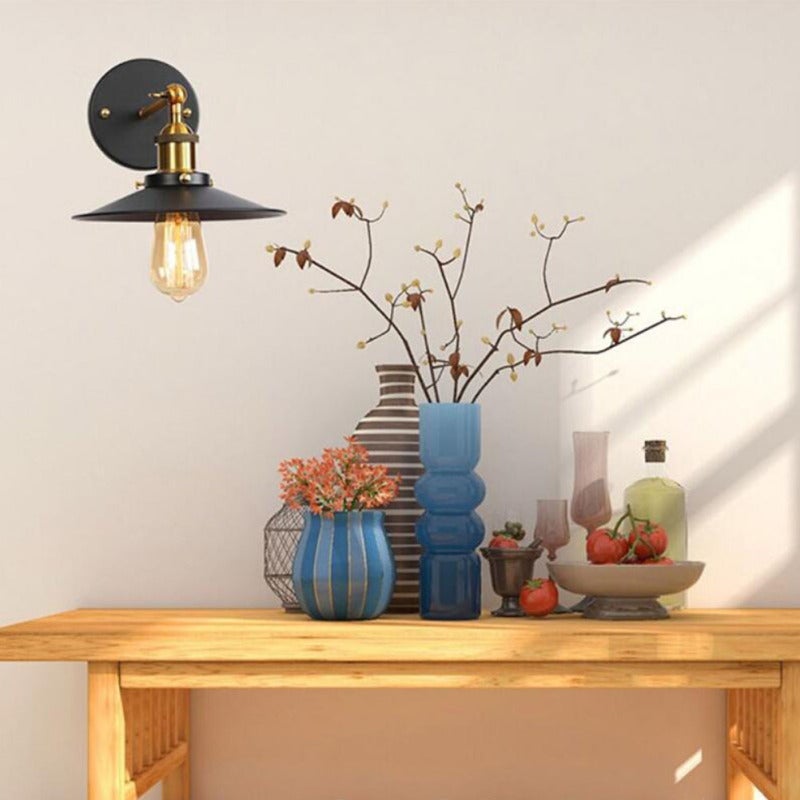 Retro Wall Lamp: High-quality Iron Material, Sturdy Durable - E27/E26 Base, Easy Installation Wall Sconce Light for Corridors, Living Rooms, Hallways & More - Image 5