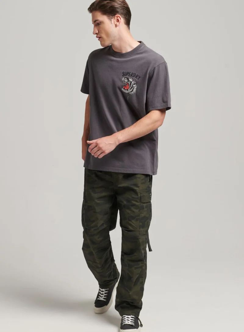 Superdry Tiger Print Crew Neck T-Shirt