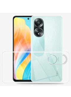 Generic جراب حماية كامل الجسم من السيليكون لهاتف Oppo A58 4G شفاف  - Image 4