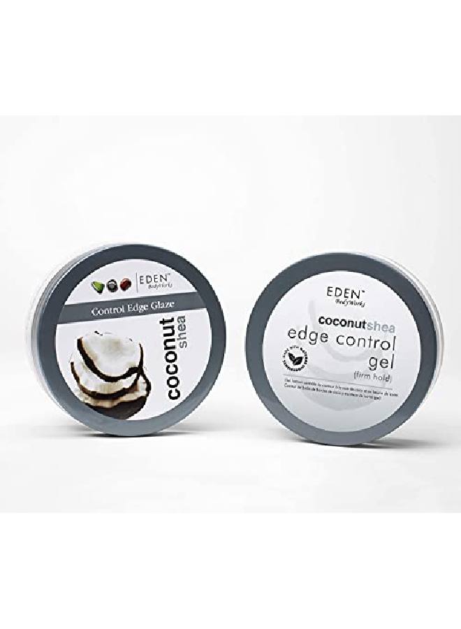 eden bodyworks Coconut Shea Control Edge Glaze ; 6 Oz ; Firm Hold No Build Up Moisturize Add Shine Packaging May Vary - Image 3
