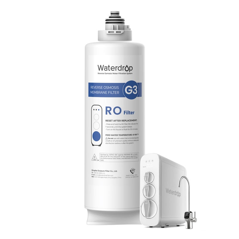 Waterdrop G3-N2RO Filter, Replacement for Waterdrop G3-W 400 GPD Reverse Osmosis System, Reduce PFAS, 2-year Lifetime - Image 1