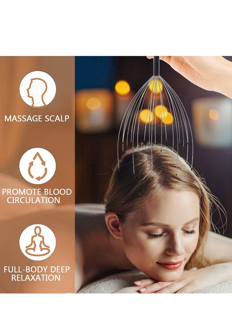 general Head Massager Scalp Massager 20 Fingers Head Scratcher,Head Massagers for Deep Relaxation, Stress Relief and Hair Stimulation - Image 5