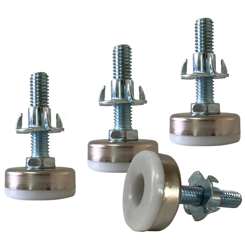 Tamu Furniture Levelers Adjustable Furniture LegsHeavy Duty Furniture Leveler Tee Nut Kit 3816 inch Thread Size8 Pack with Tnut 8