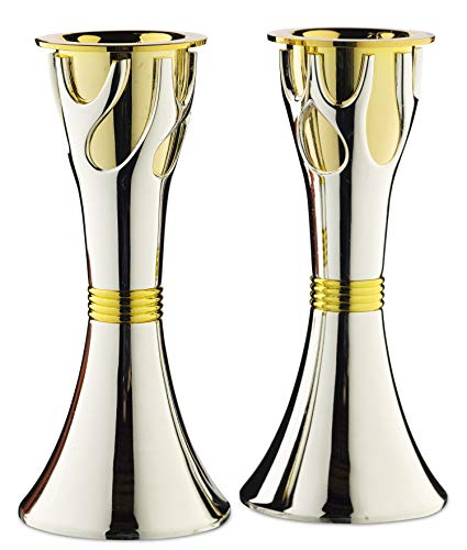 Rite Lite Tree of Life™ Luxury Candlestick Set Beautiful Shabbat Candle holder 4" - Image 1