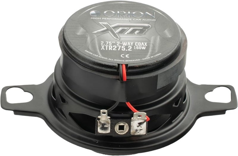 Orion XTR Series XTR275.2 2-Way Coaxial Car Audio Speakers - 2.75”, Full Range, Enhanced Bass Response, 160W, 4 Ohms, Easy Installation, Polypropylene Cone W/Butyl Rubber Surround (Pair) - Image 5