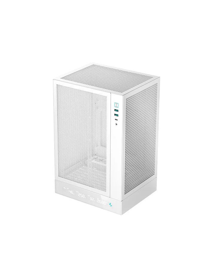 DEEPCOOL CH170 Digital Vertical Mini-ITX White Case  - Image 1