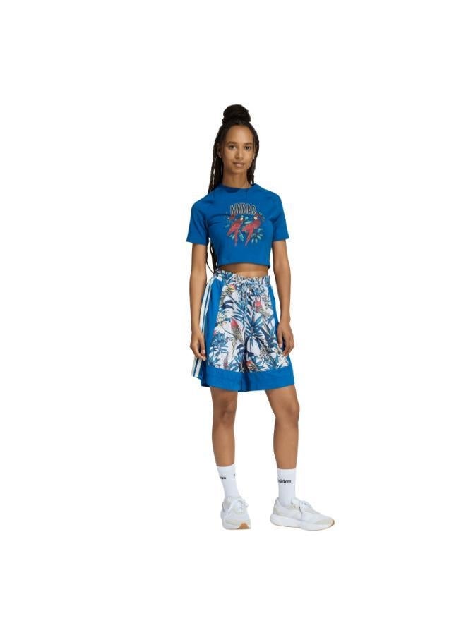 ADIDAS x FARM RIO GRAPHIC T-SHIRT CROPPED - Image 5