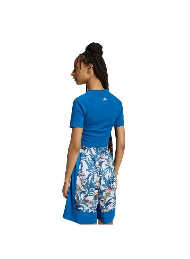 ADIDAS x FARM RIO GRAPHIC T-SHIRT CROPPED - Image 2