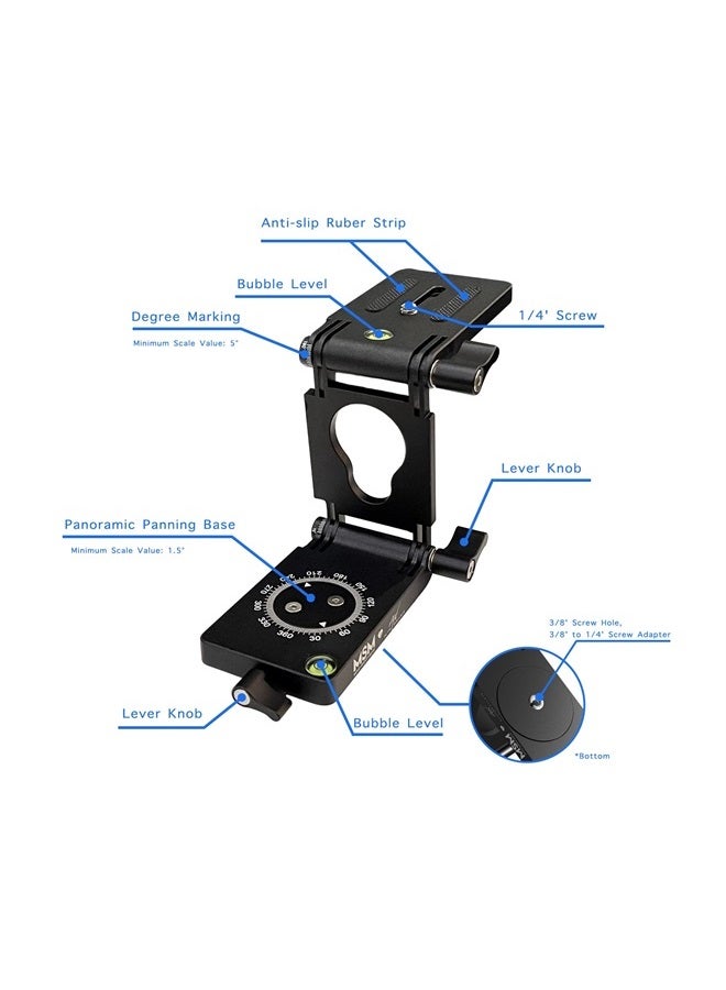 MOVE-SHOOT-MOVE Z Tripod Head, Easiest Lock System, 8.8lbs Payload, Multiway Flexible Camera Tripod, Minimal Form Factor - Image 3