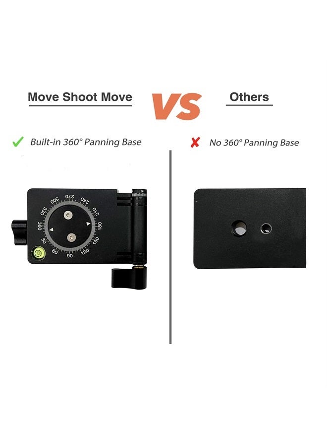 MOVE-SHOOT-MOVE Z Tripod Head, Easiest Lock System, 8.8lbs Payload, Multiway Flexible Camera Tripod, Minimal Form Factor - Image 2