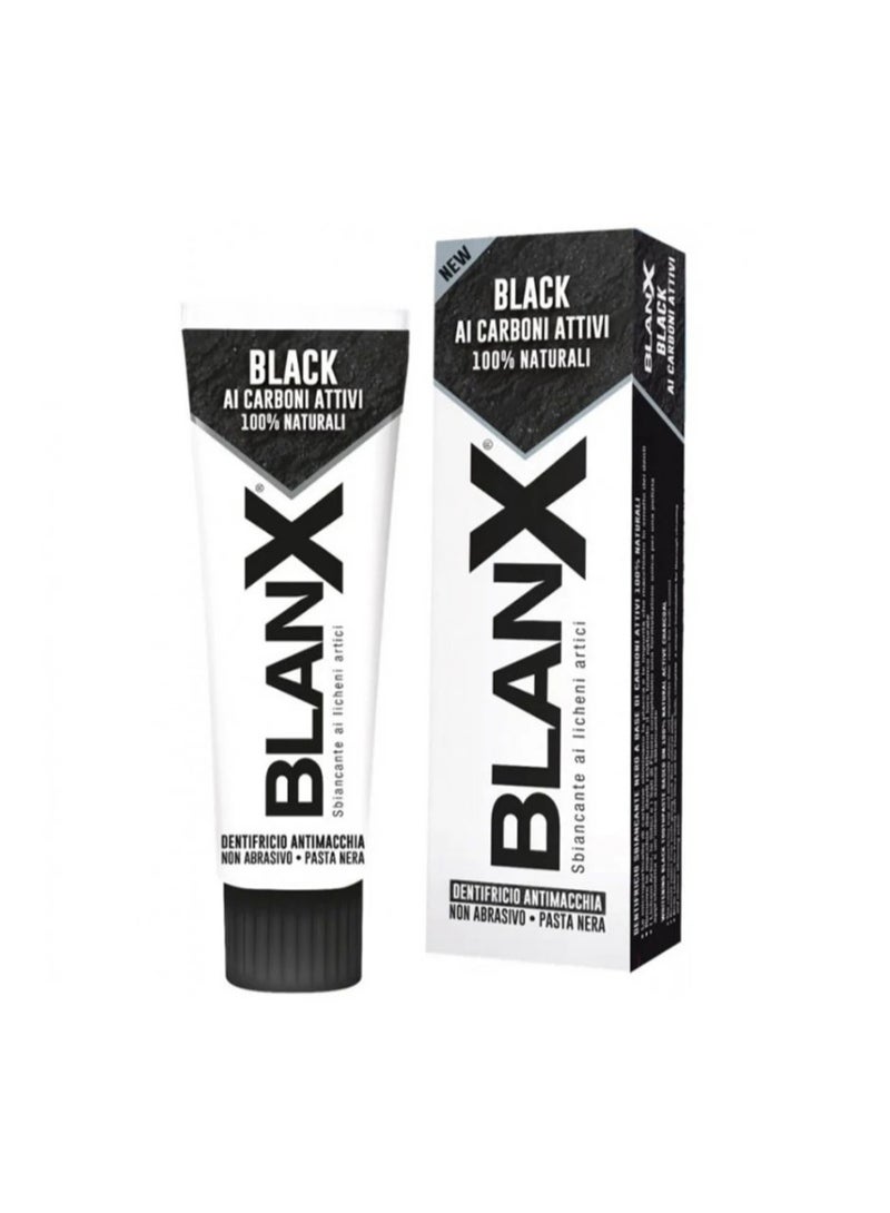 blanx Black Activated Charcoal Whitening Toothpastes 75 ml By Blanx - Image 1