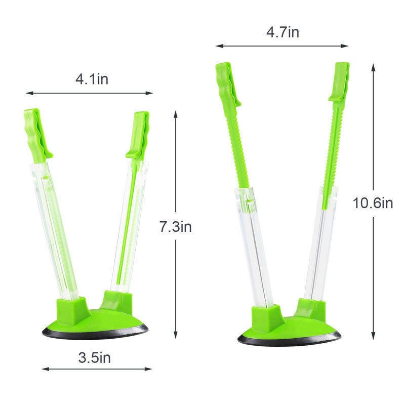 TAO Cicada Baggy RackPack of 2 Hand Free Storage Bags Clip Plastic bag bracketNohands Food Storage Bag Holders - Image 2