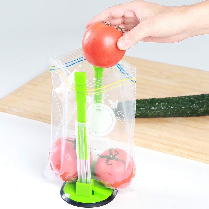 TAO Cicada Baggy RackPack of 2 Hand Free Storage Bags Clip Plastic bag bracketNohands Food Storage Bag Holders - Image 5