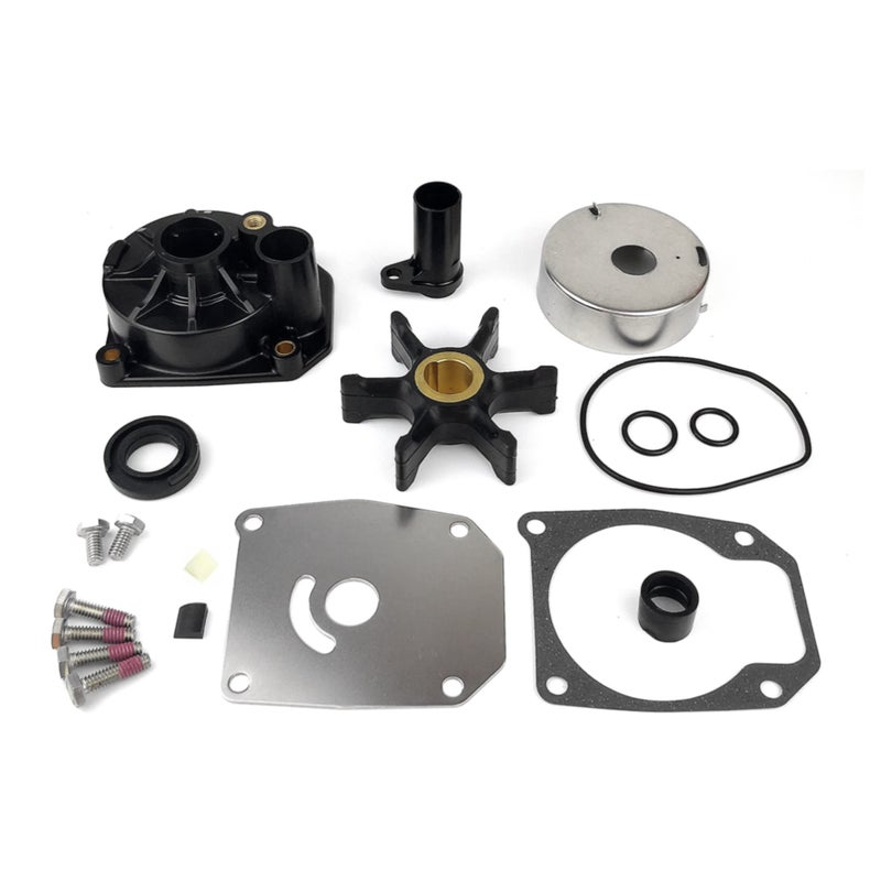 WINGOGO 0432955 Water Pump Rebuild Kit Replacement for 60HP 65HP 70HP 75HP Evinrude Johnson Outboards with Housing Key 432955 OMC Sierra 183389