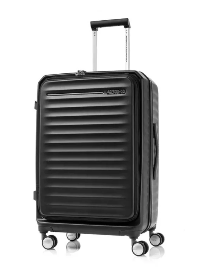 امريكان توريستر American Tourister Frontec Spinner 68 cm - Black - 3 Years Global Warranty