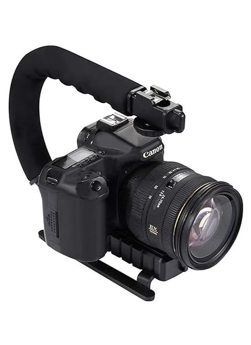 ELTRAZONE U-Shaped Video Making Handheld Stabilizer Kit Camera Gimbal For Outdoor Videography DSLR And Mobile Phones  - Image 3