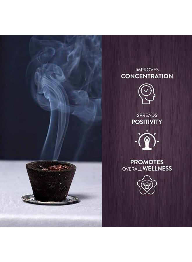 HEM Madhur Guggal Cup Dhoop | Natural Guggal Resin for Pooja, Meditation & Festivals | Long-Lasting Aroma for Home & Temple | Includes 1 Burner Plate | Pack of 3 (36 Cups, 12 Cups Per Pack) - Image 3